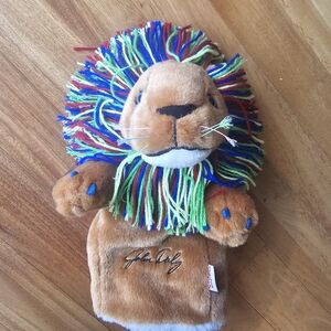 John Daly Daphne Golf Club Head Cover Colorful Lion with Multicolor Mane